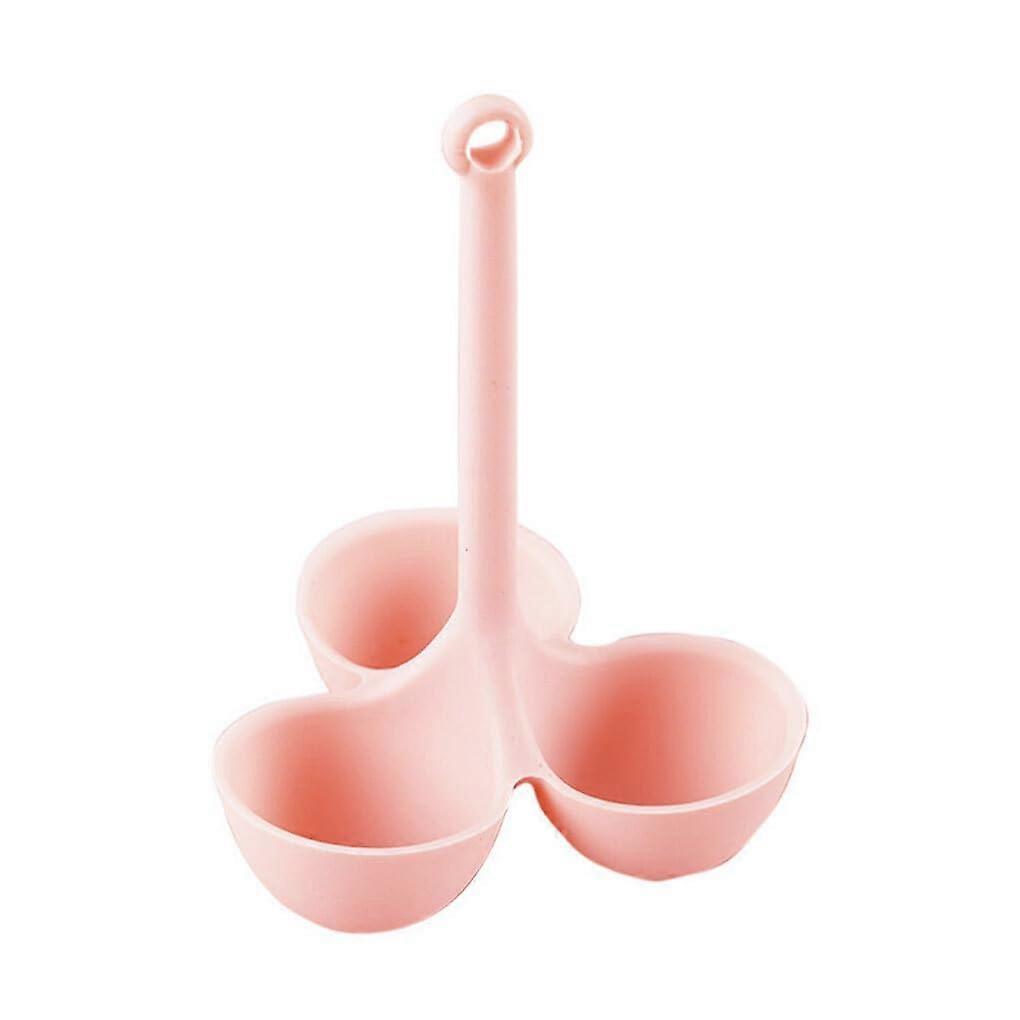 Egg Boiler Silicone Steaming Rack Boils 5 Eggs Fast Heat Resistant Easy Clean Kitchen Tray