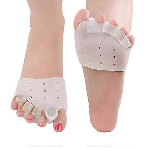 Toe Separators and Bunion Corrector Gel Pads for Toe Alignment Support and Friction Reduction