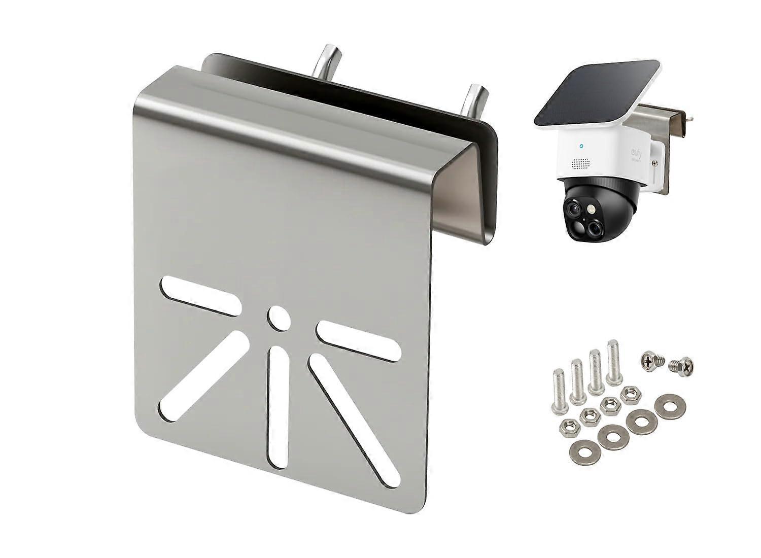 Gutter Mount Bracket for Eufy SoloCam S340/S330/E30, Weatherproof NoDrill Security Camera Mount with AntiRust Screws, 1 Pack