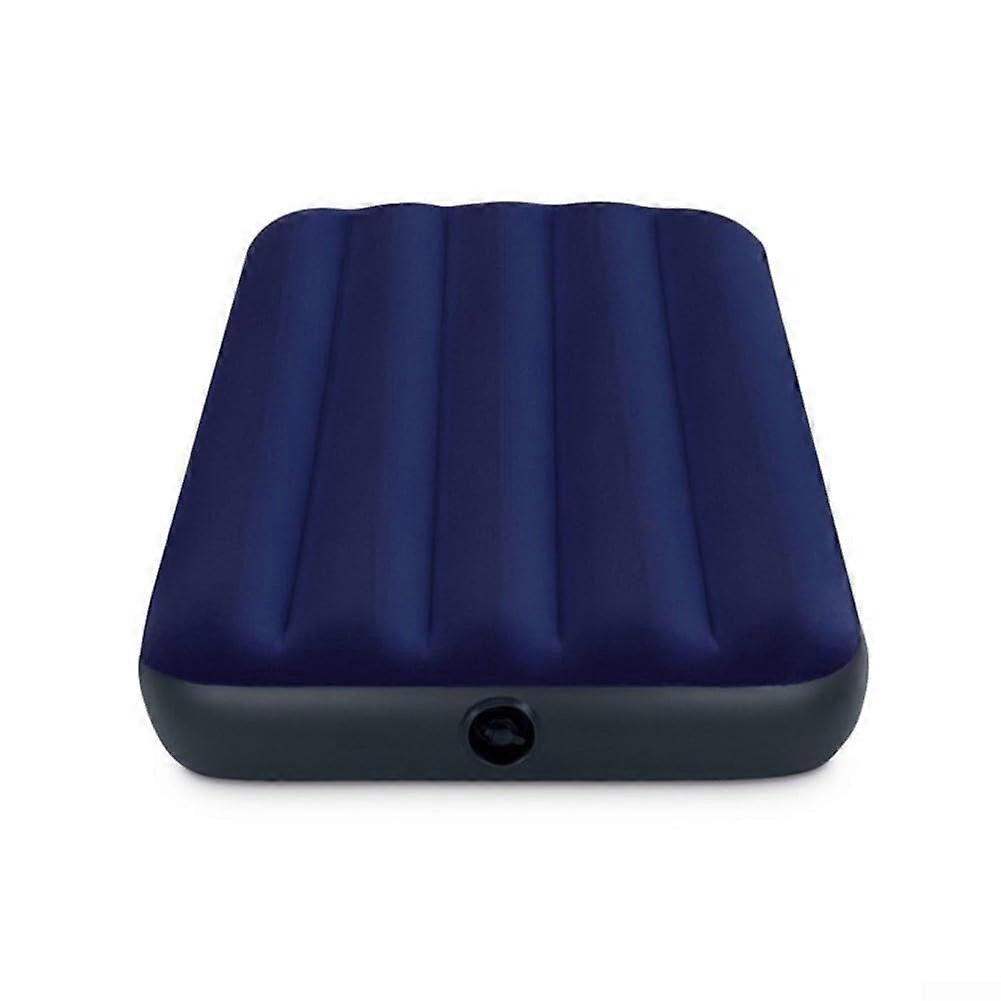 Camping Air Mattress Single Ultralight Inflatable Sleeping Pad with Waterproof Flocked Surface