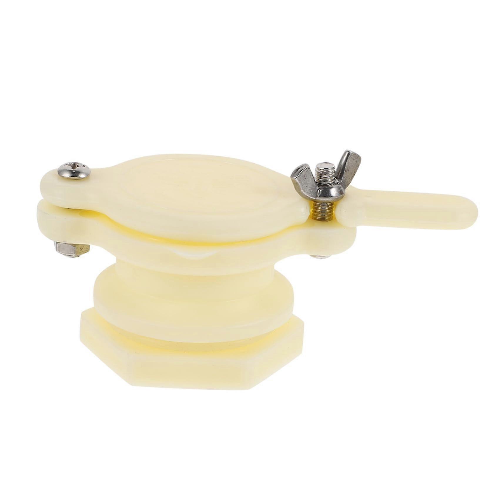 Plastic Honey Gate Valve for Extractor with LeakResistant Threaded Seal and Smooth Honey Flow Control