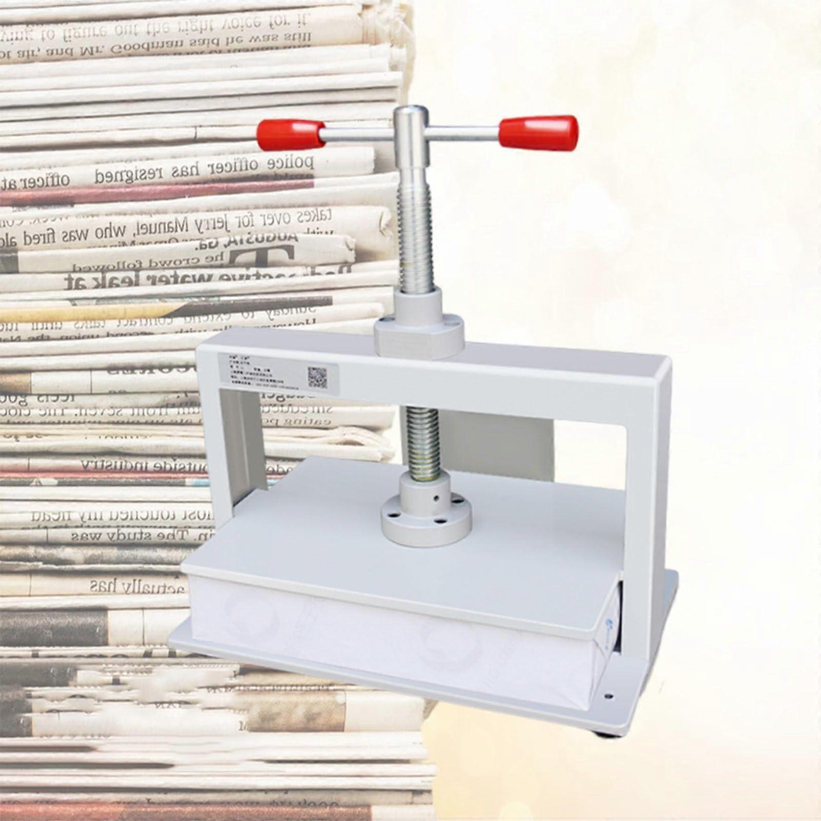 Bookbinding Press Machine, Heavy Duty A4 Manual Paper Press with  Pressure Capacity