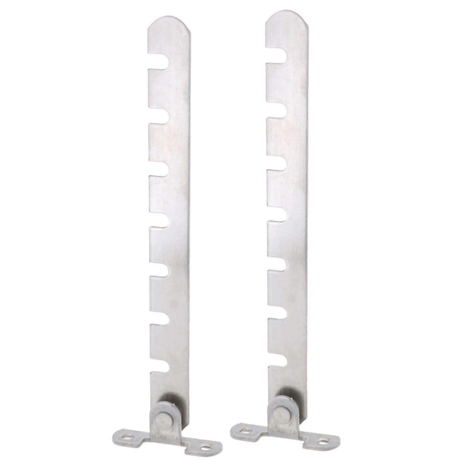 2Pcs Stainless Steel Adjustable Window Lock and Tilt Control Window Stopper for Secure Ventilation