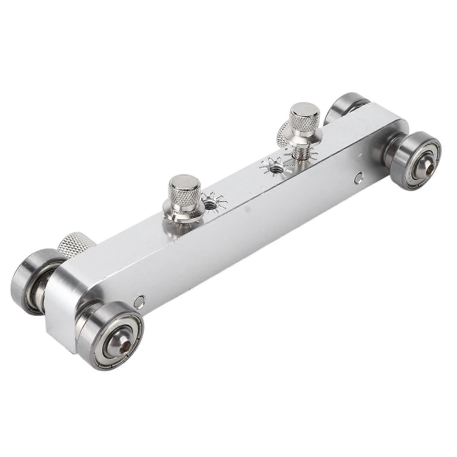 Adjustable Guitar Nut and Saddle Sander Tool with Precise Height Adjustment for Luthiers Silver