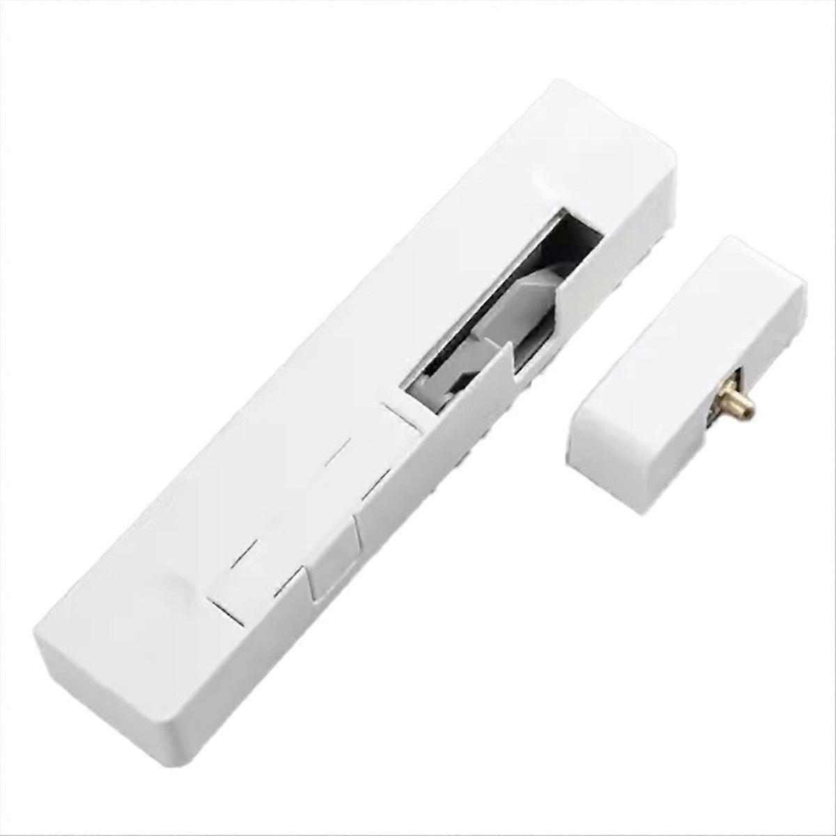 Door Closer Stopper Automatic Closer Lock Retractable White Left