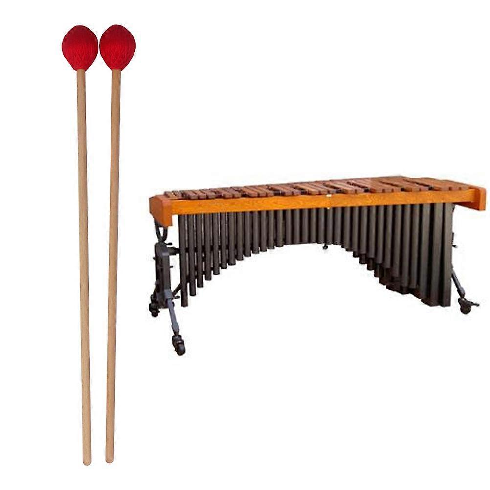 Percussion Marimba Drumsticks Rubber Mallet Men Women Practice Sessions 1Pair