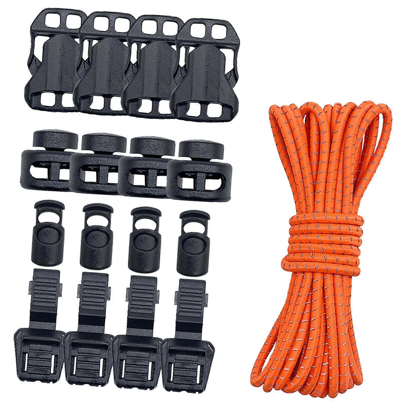 Outdoor Backpack Bungee Cord Upgrade Kit Versatile Backpack Elastic Cord for