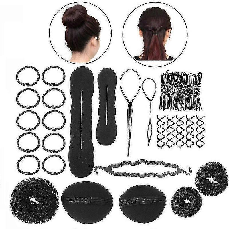 Kit per trecce da donna con extension e strumenti