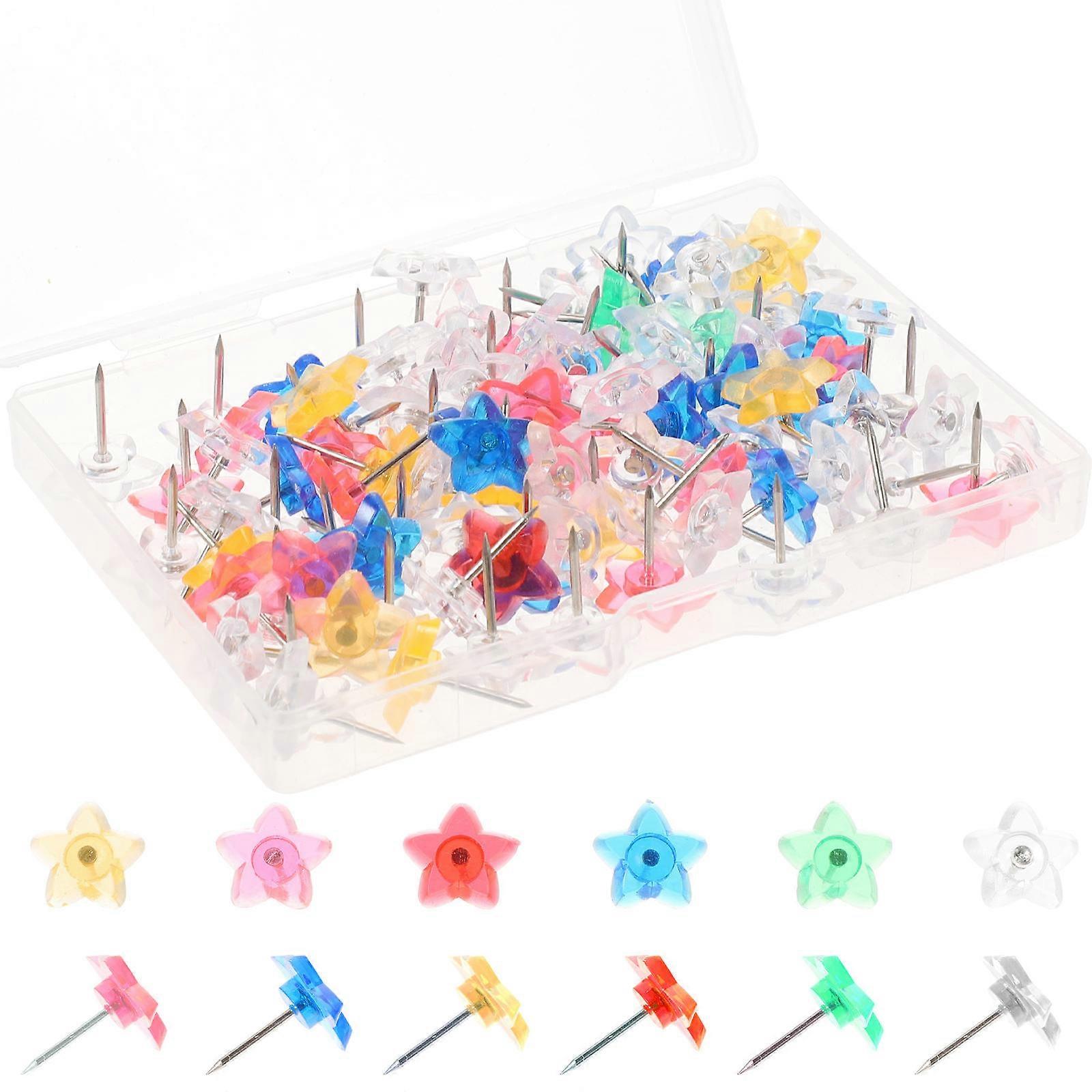 Push Pin Delicate Pushpins for Multi-Function Thumb Tacks 500Pcs Blue