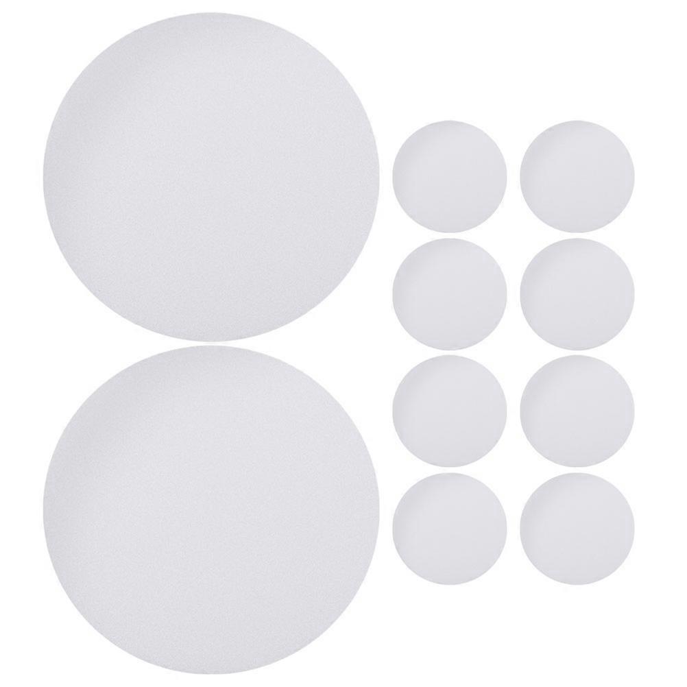 Downlight Diffuser Lamp Shade for Eye Protection 10Pcs White Plastic