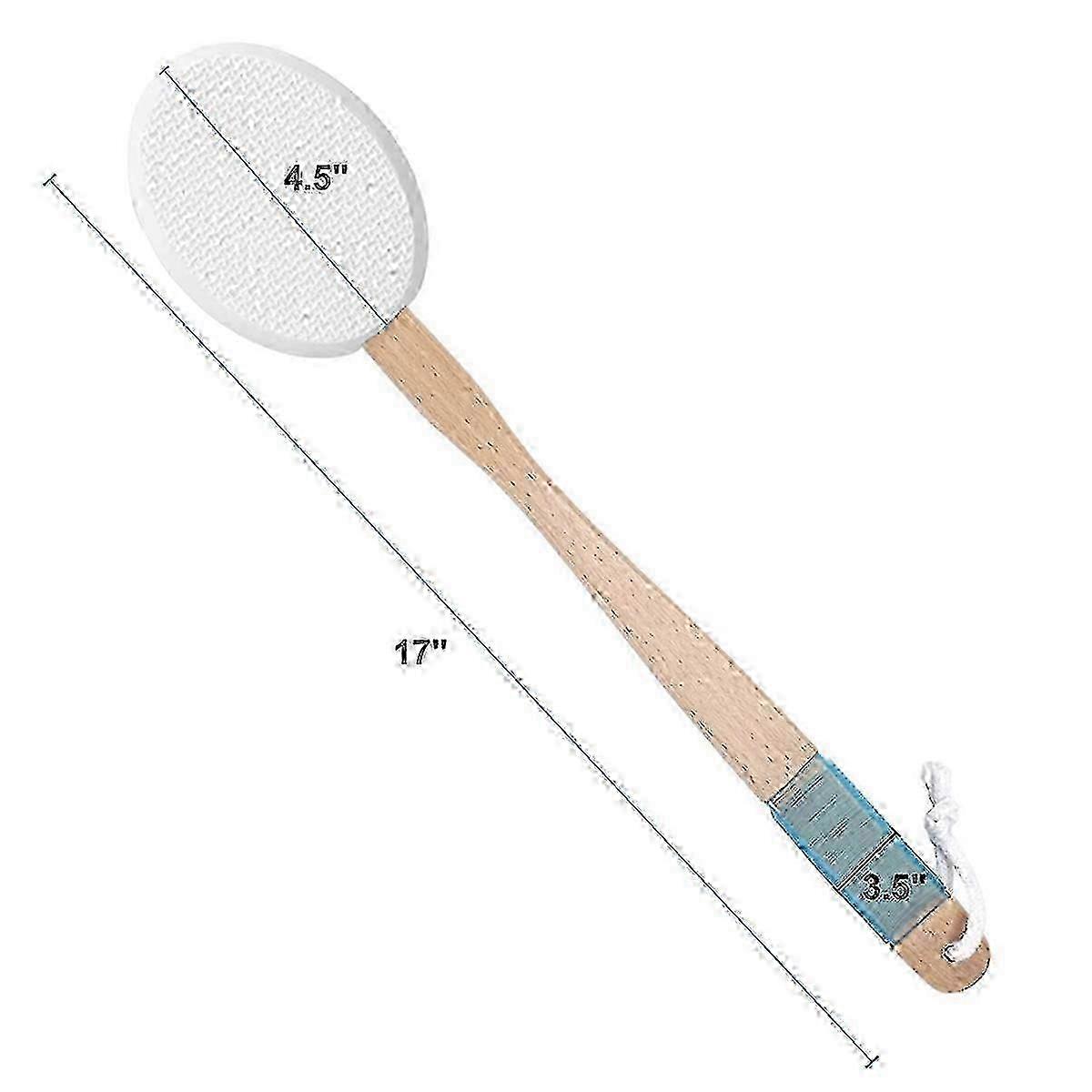 Back Lotion Applicator with 4 Replaceable Pads & Long Handle compatible Back & Feet Use - Specifically Designed compatible Seniors