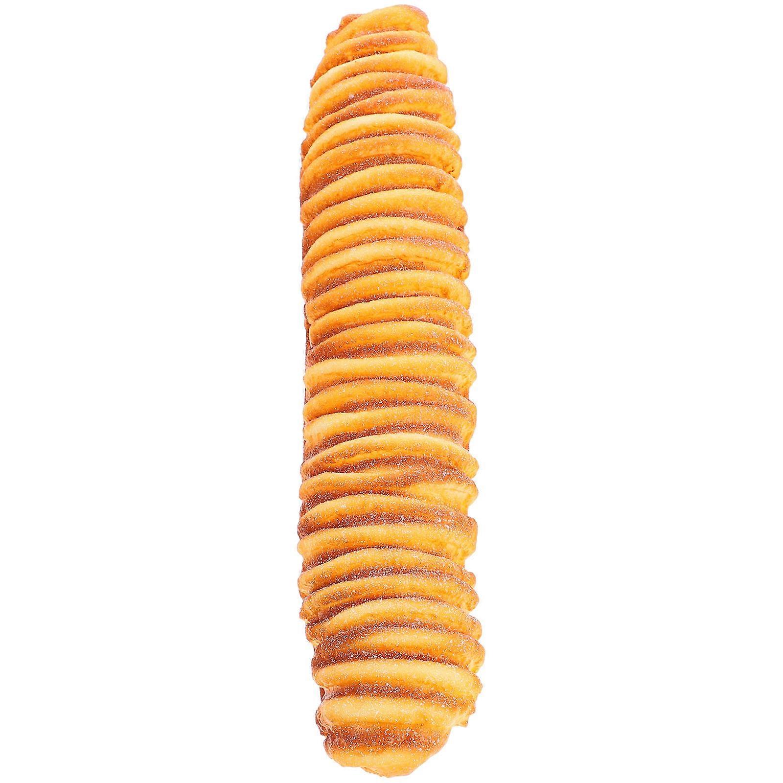 Simulation Bread Model Fake Bread PU Material 2Pcs for Decoration