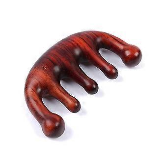 Sandalwood Gua Sha Comb Scalping Massage Portable Meridian Massage Tool
