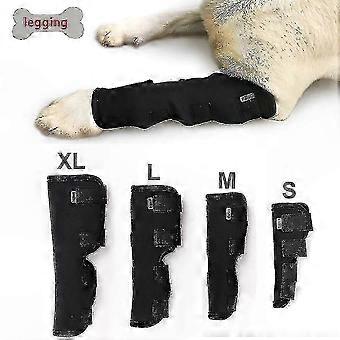 Canine Leg Protection Sleeve Anti-Licking Compression Wrap compatible with Dog Paws Hock Support Guard Cover