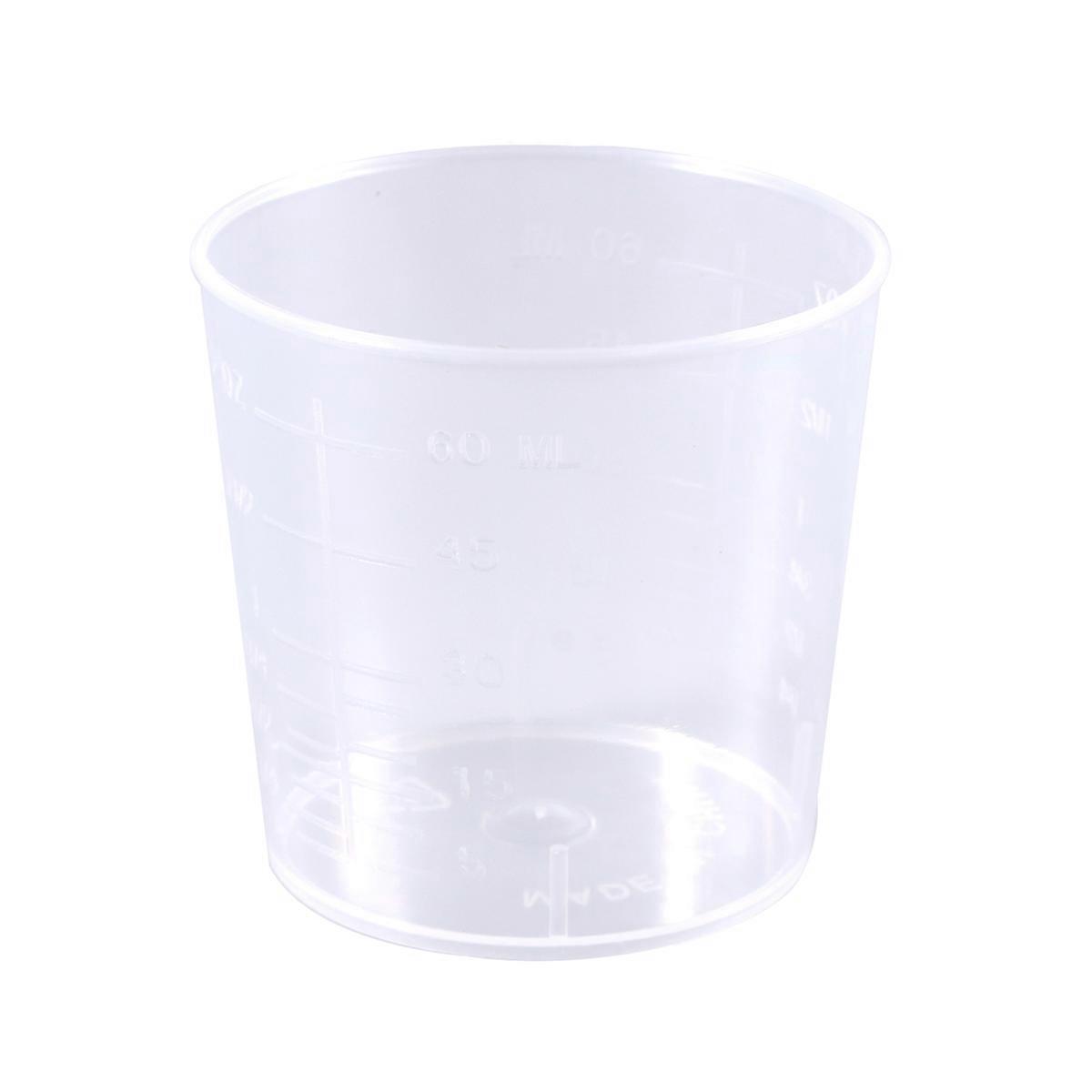Measuring Beaker Plastic Graduation Beaker for Laboratory 10Pcs
