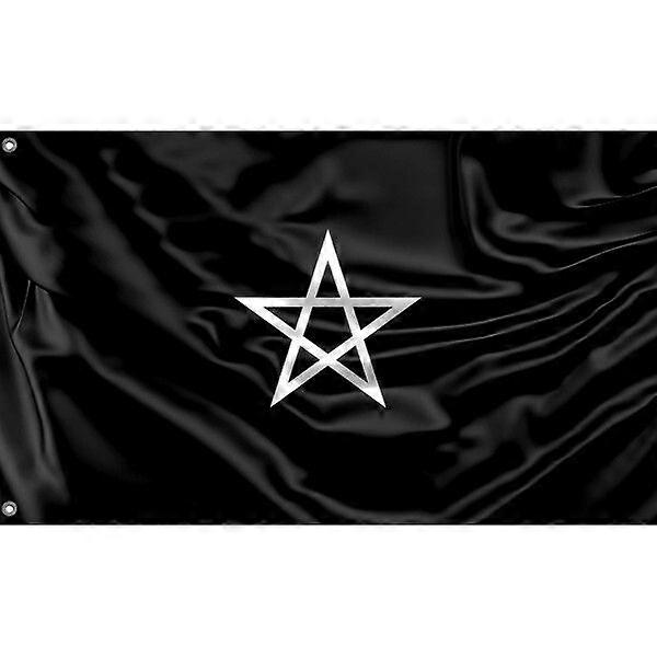 Black Morocco Flag A0470