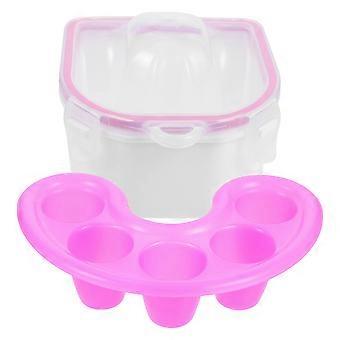 Nail Soak Bowl Manicure Bowl for Nail Treatment 2Pcs Assorted