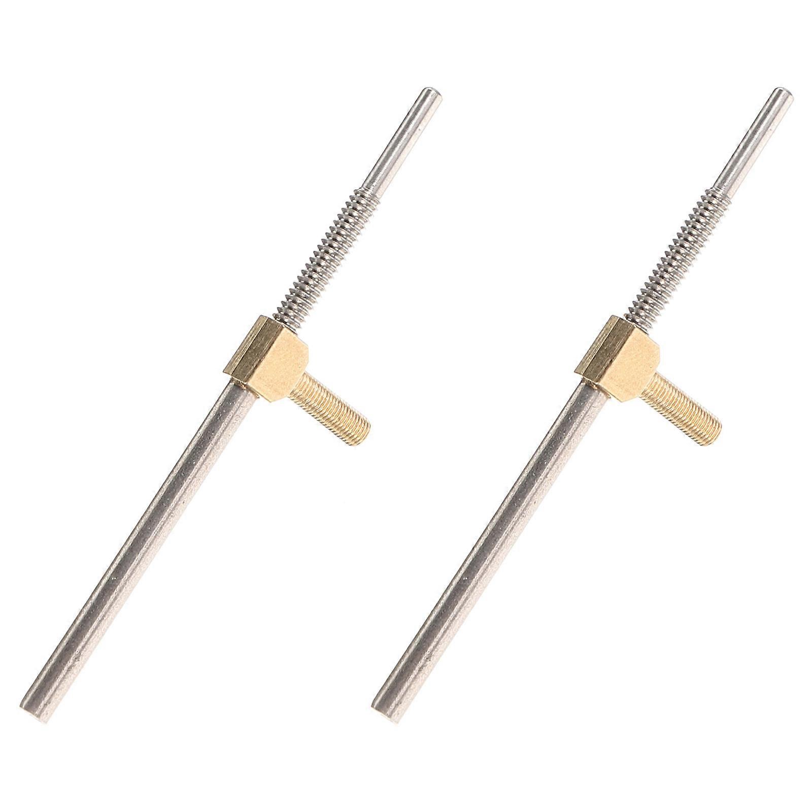 2pcs Cello Bow Screw String Instrument Bow Frog Screw Cello Fitting Part Supply