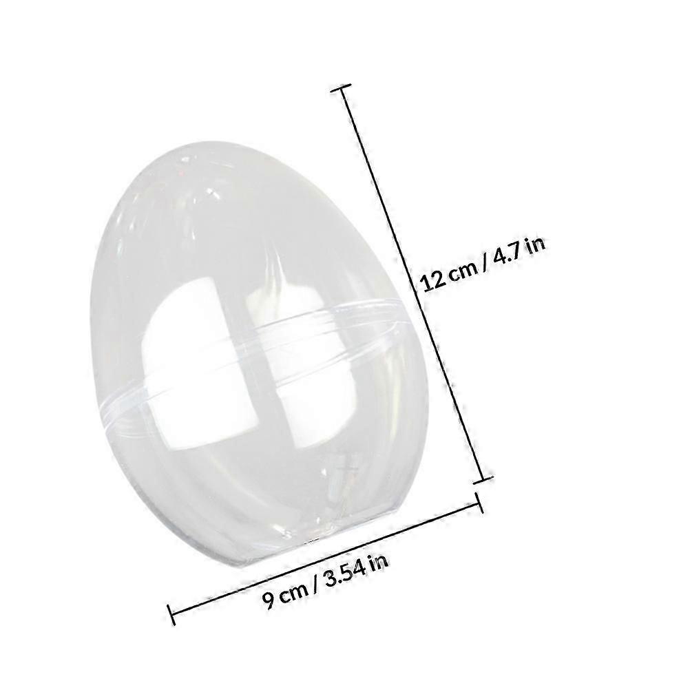 Plastic Storage Boxes | High Transparent Egg-Shaped Containers for Small Items Storage