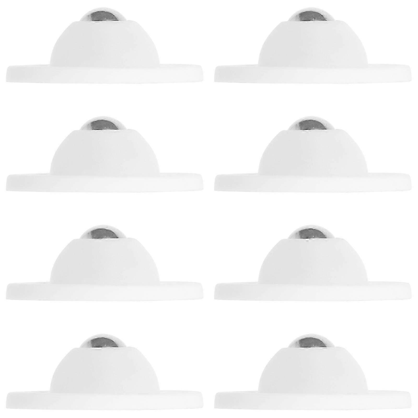 Smooth Rolling Caster Wheels for Storage Box Adhesive Paste 8Pcs