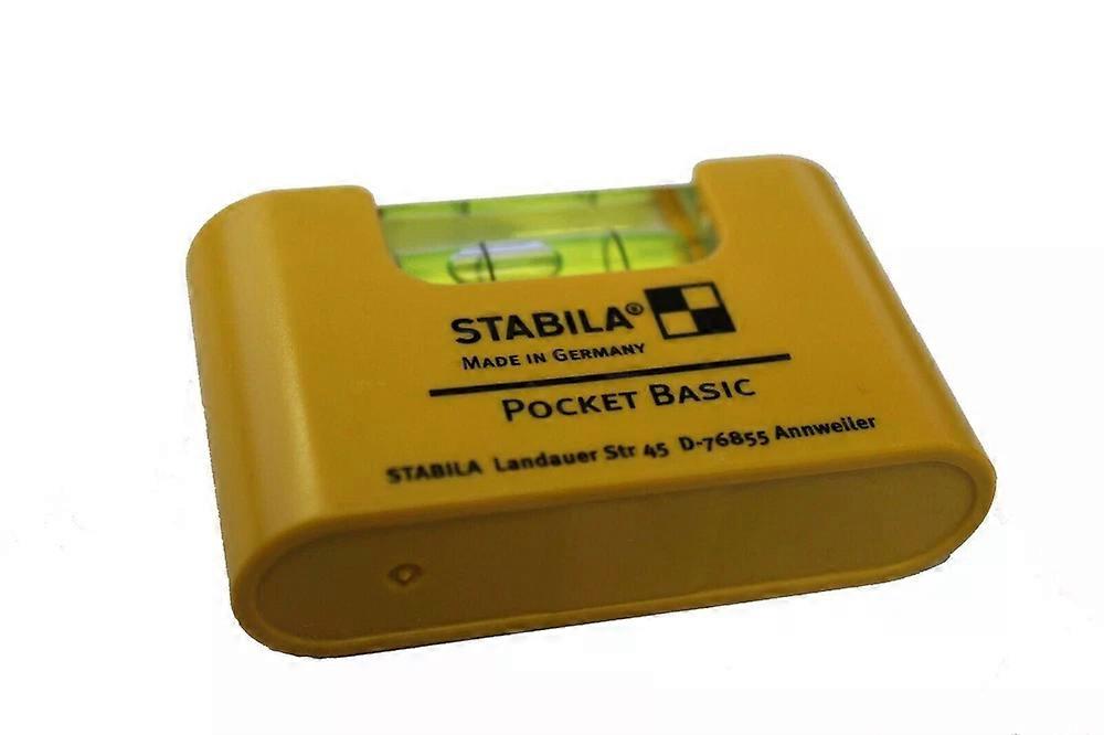 Spirit Level Basic Pocket Yellow Two Side Measuring Mini Level 17773