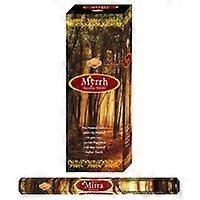 Hexagonal myrrh incense 20 sticks