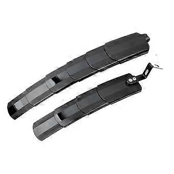 Mountain Bike Mudguard Adjustable Road Mountain Bike Bicycle Cycling Tire Front/rear Mud Guards Universal Mudguard Fenders Set, Front 26-27