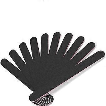 Nagelfeilen 10 Stück Professionelle Doppelseitig 100/180 Feinheit Nagelfeile Pediküre Werkzeuge und Nägel