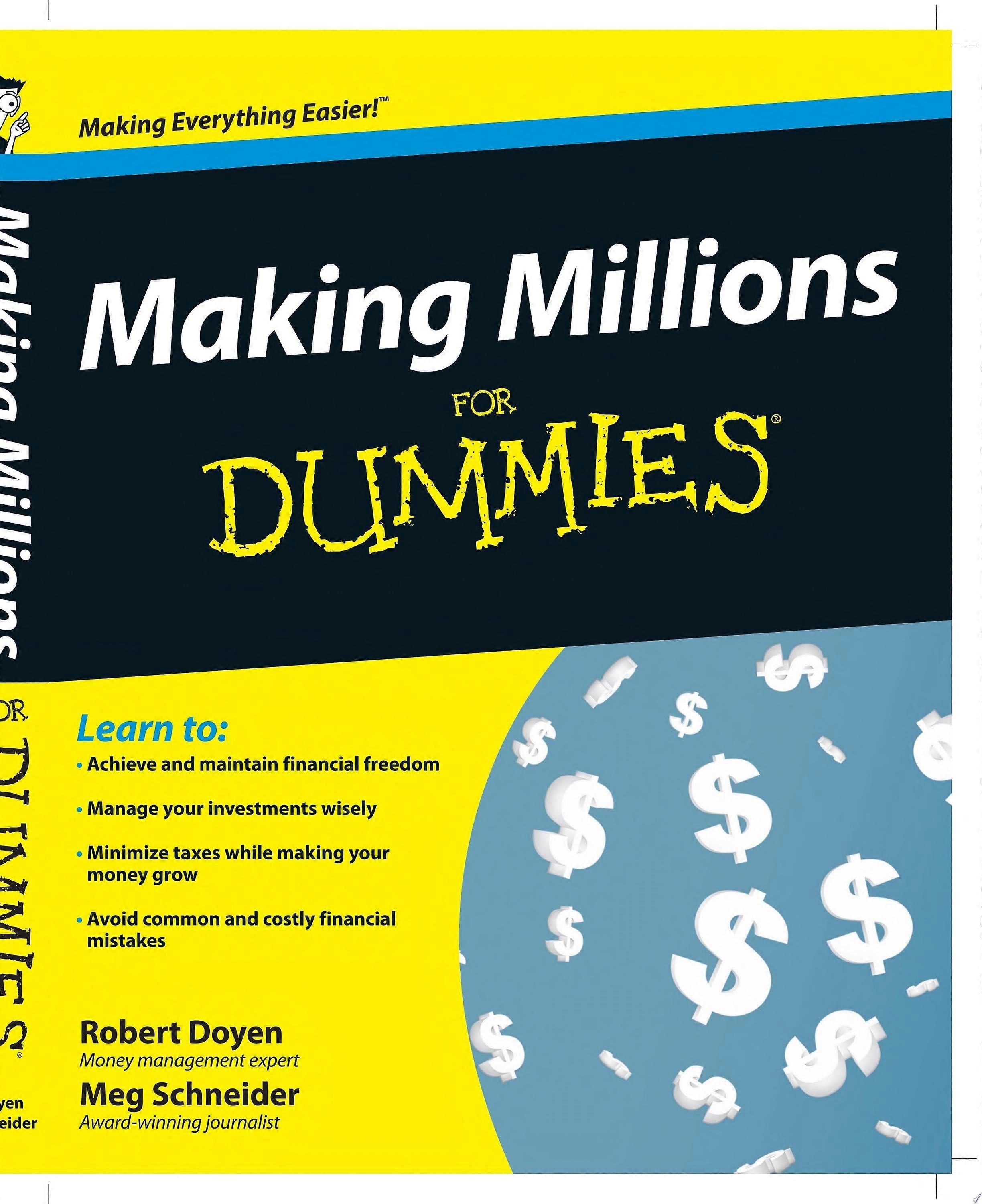 Making millions for dummies