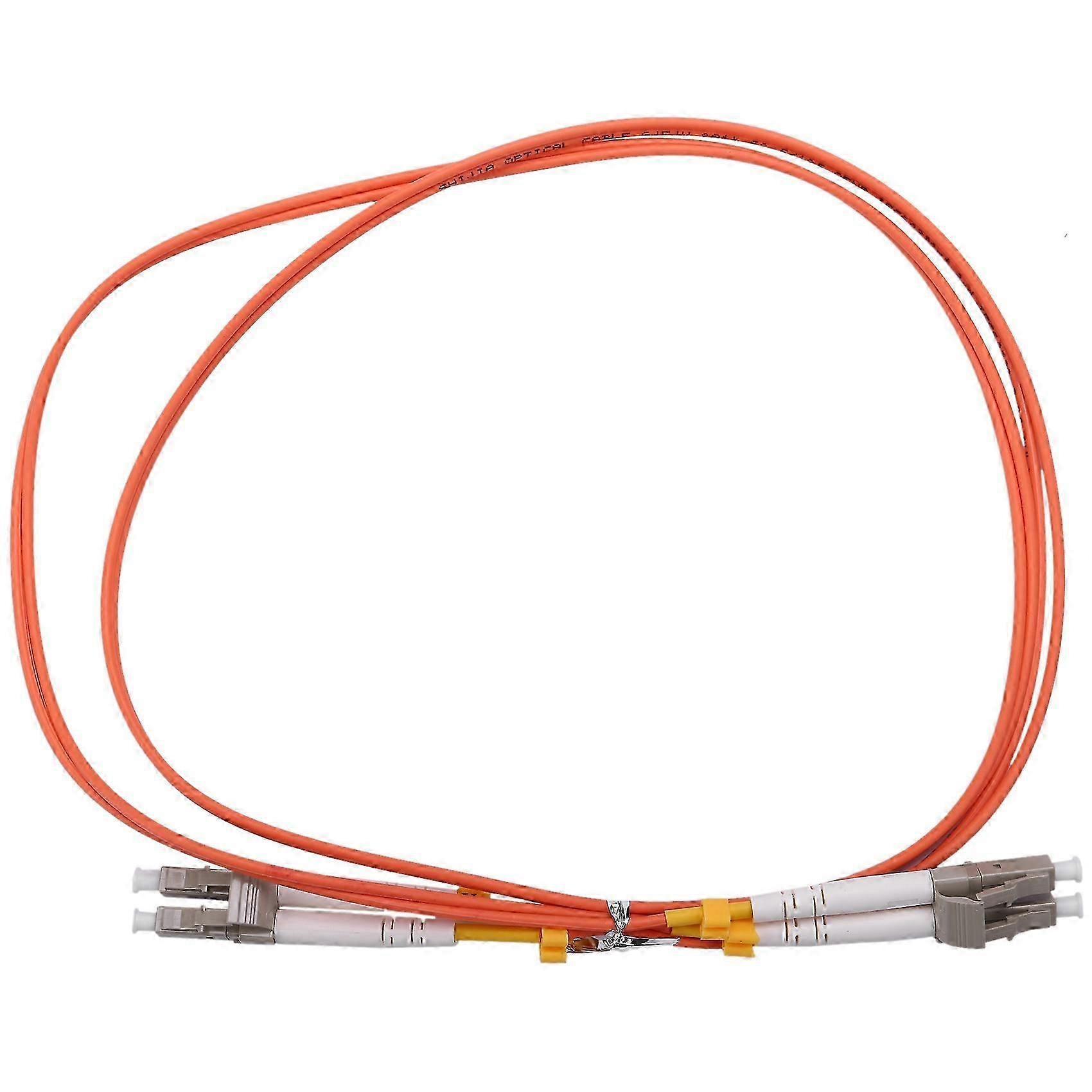 1M jumperkabel Duplex Multimode LC-LC LC til LC fiberoptisk patchkabel