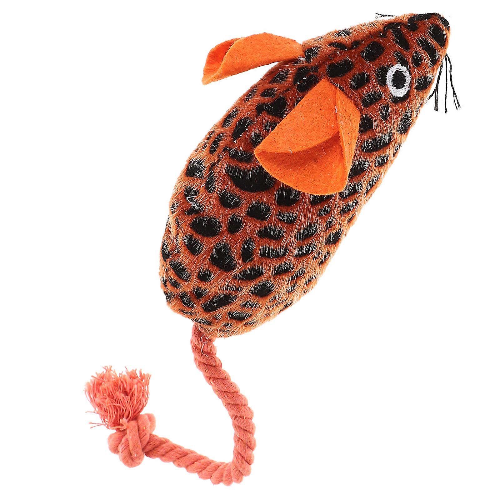 Stuffed Mouse Toy Cat Mouse Teasing Toy Soft Plush Mouse Cat Interactive Toy