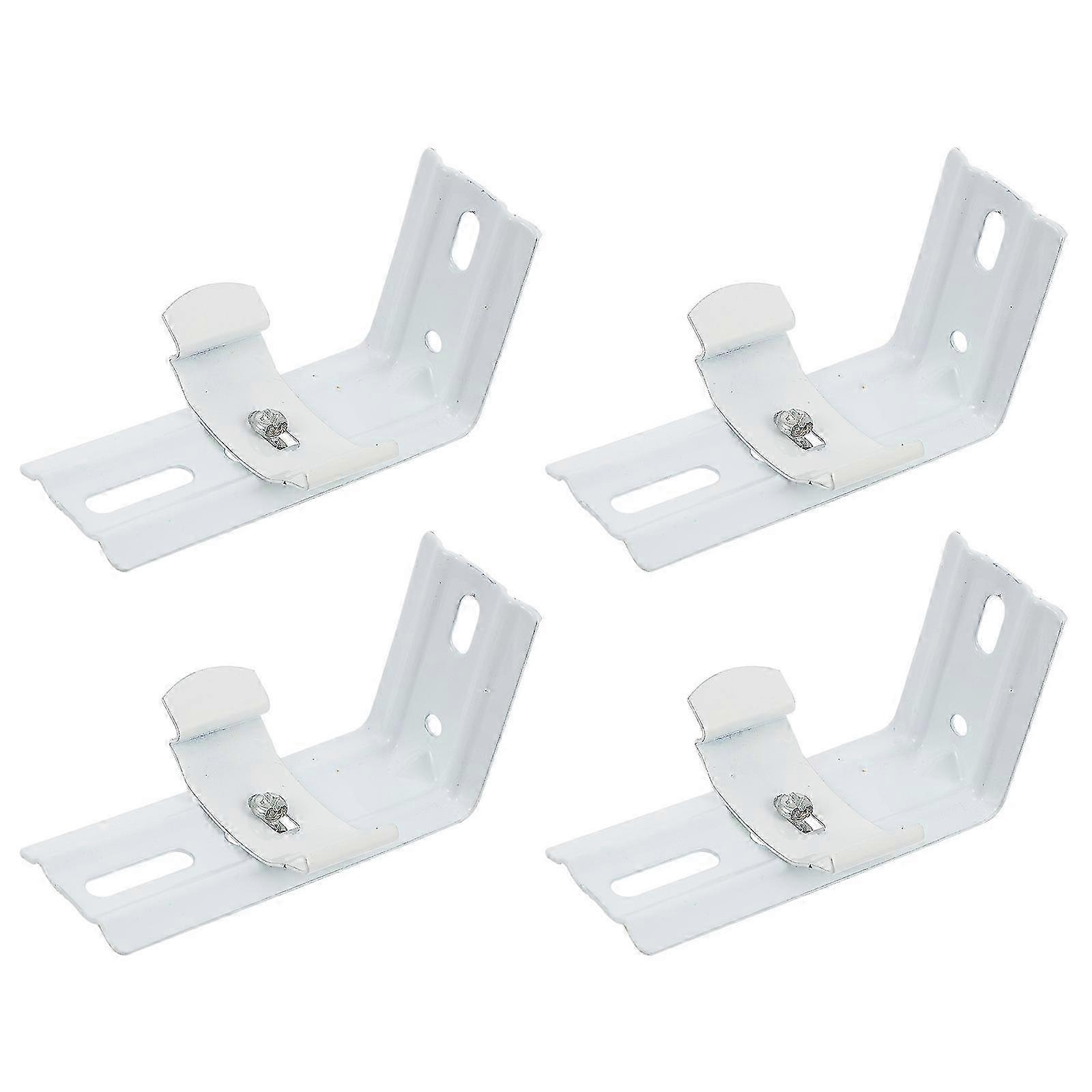 4Pcs Durable Curtain L Shape Brackets Household Curtain Accessory Brackets