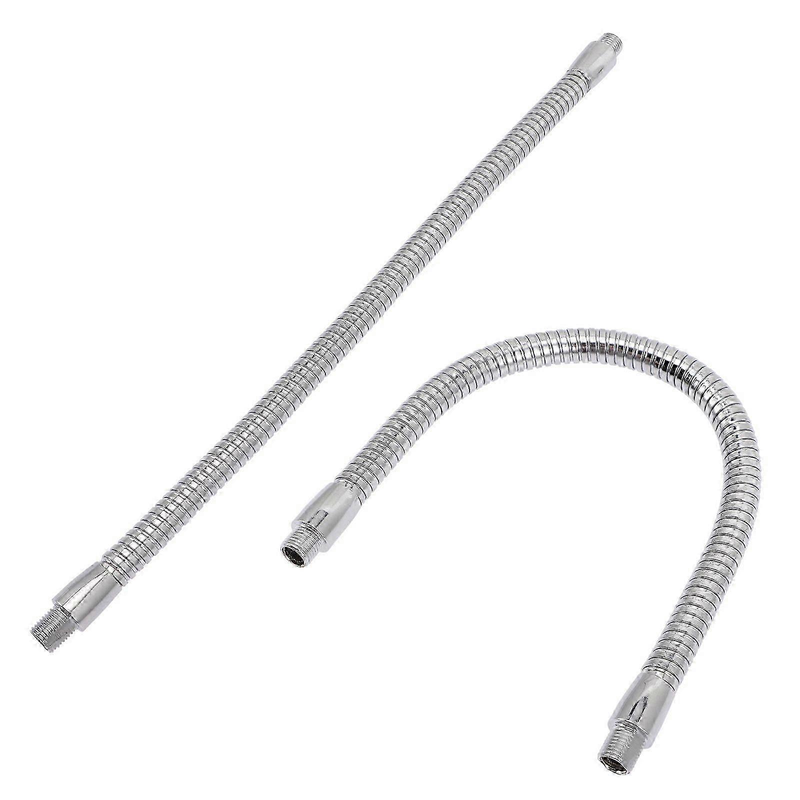 2pcs Flex Arm Replacement Iron Gooseneck Stand Thread Flexible Light Pole