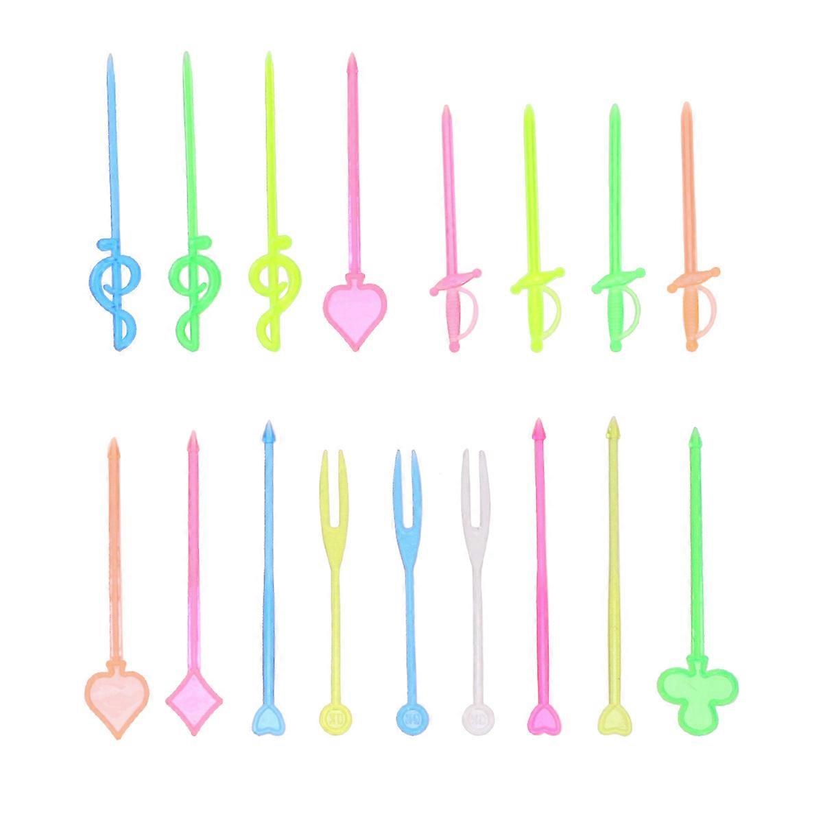 Fruit Insert for Use 100Pcs Assorted Color