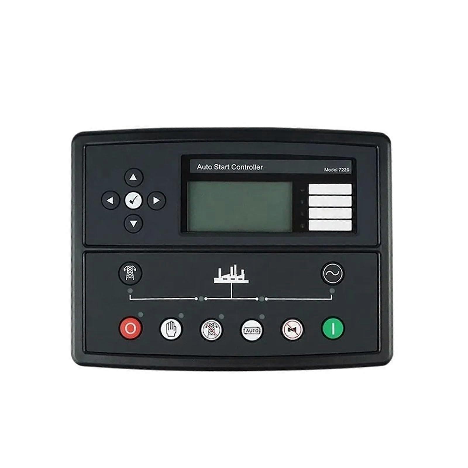 Replacement Generator Controller Black Automatic Start Genset Control Module for DSE7220