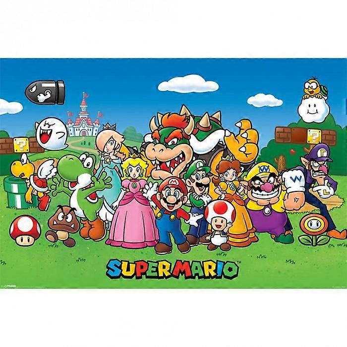 Super Mario Characters Poster