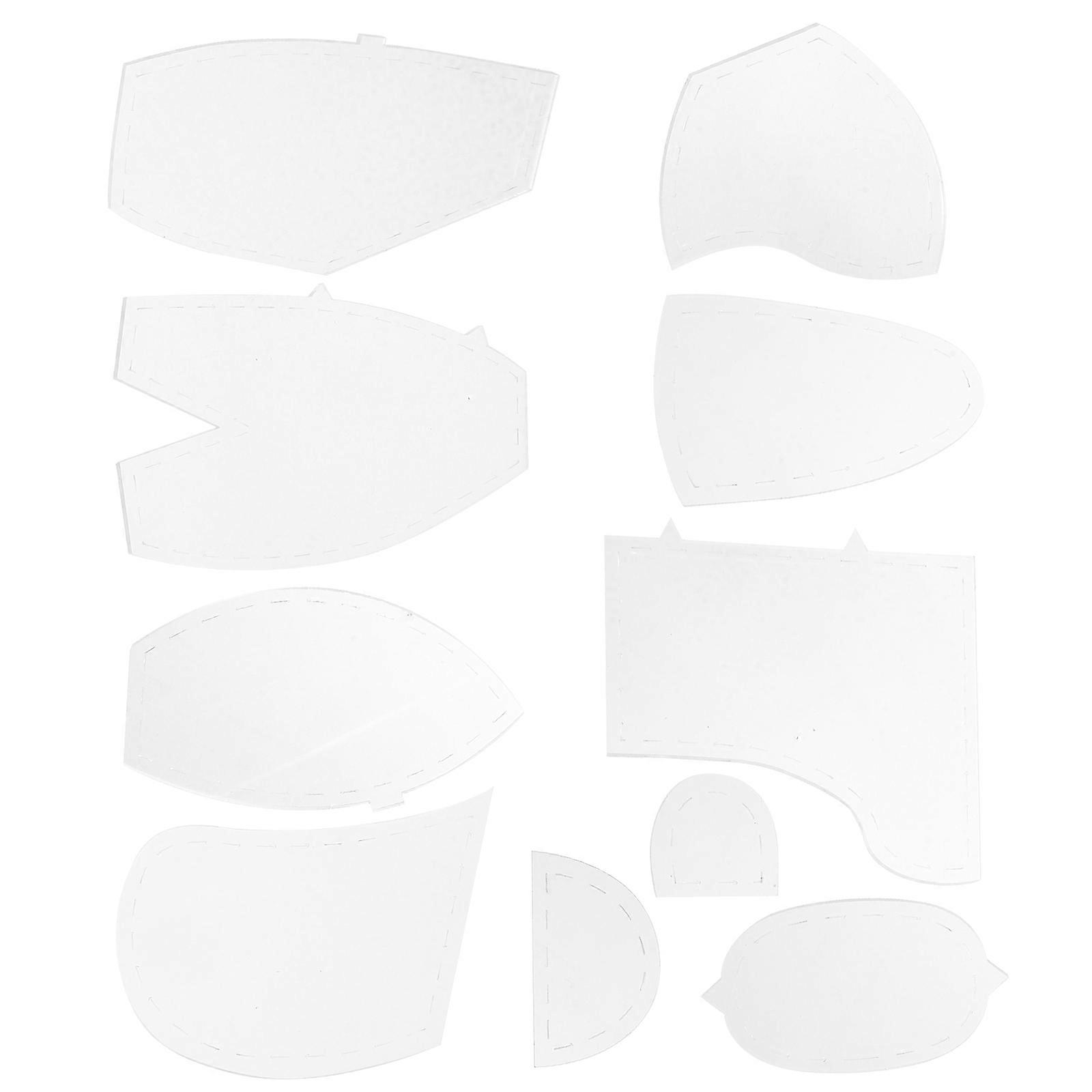 Gabarits de couture, règles de patchwork Memory Bear, lot de 10 pièces