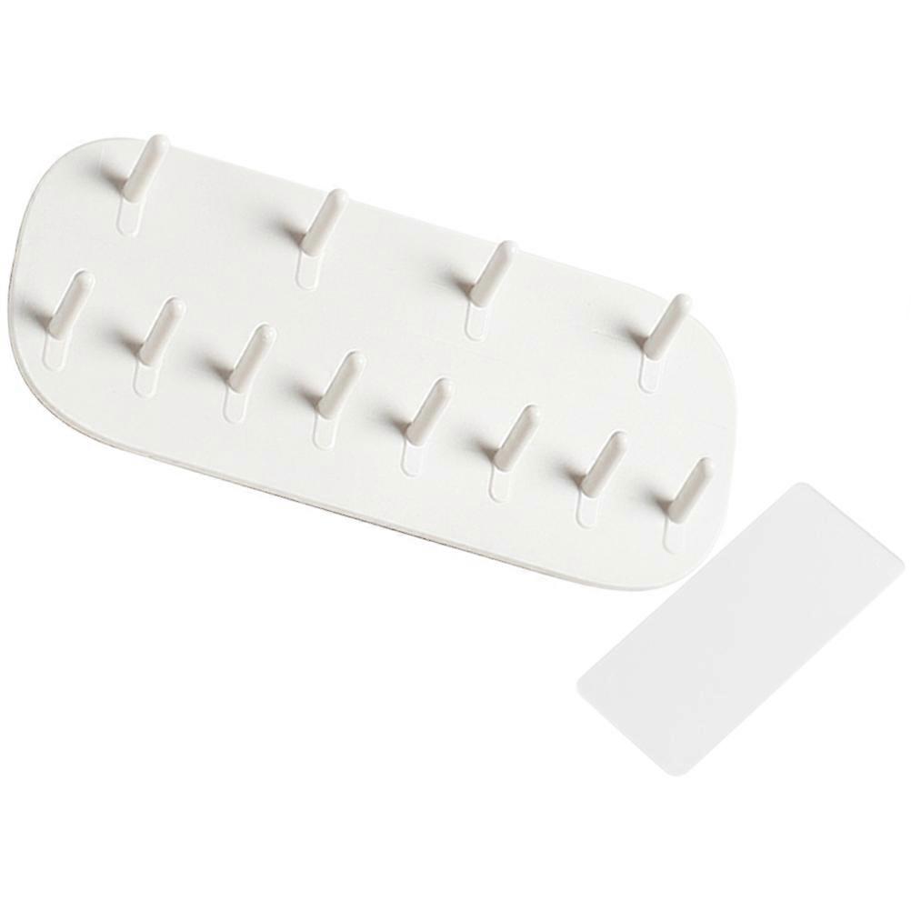 Earring Display Stand Plastic Organizer for Storage Use 2Pcs White