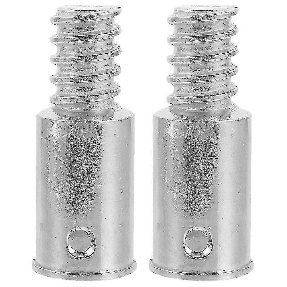 2pcs Broom Handle Threaded End Replacement Broom Handle Extension Pole Adapter