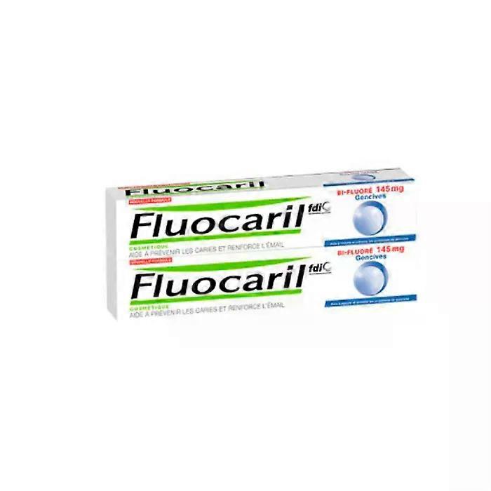 Fluocaril Gum Toothpaste Bifluoride 145mg Pack 2 x 75ml