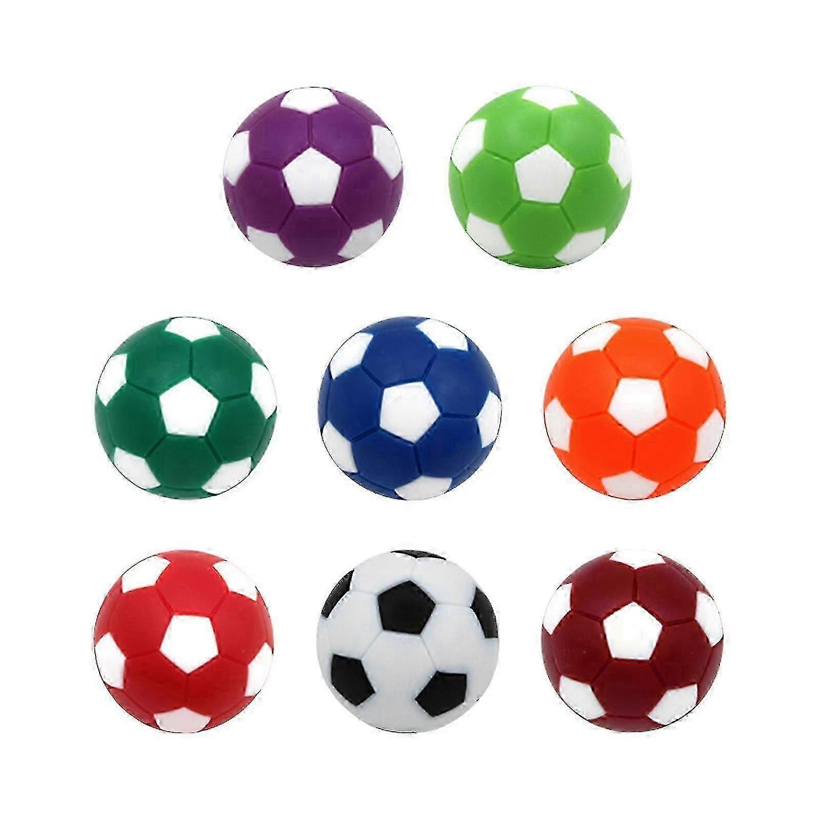 12Pcs Red White Foosballs Replacement Balls compatible with Table Soccer Game