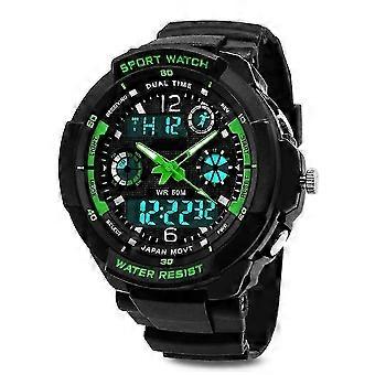 Kids Digital Watch Waterproof Shockproof Dual Time Zone Alarm for Outdoor Sports Boys Girls Children Smart Watch CP