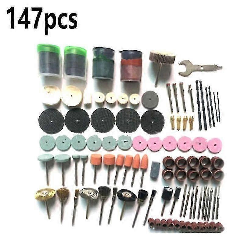 147Pcs/Set Dremel Rotary Accessories for Precise Grinding Sanding