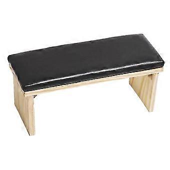 Ergonomic Wood Nail Stand With Cushioned Rest