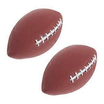 Olive Rugby Toys PVC Rugby Ball Toy Kids Training Ball Inflatable 2Pcs
