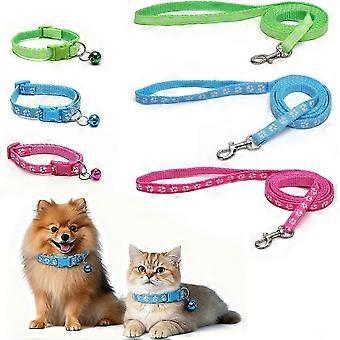 Lightweight leashes for small dogs, puppy accessories, small dog collars, adjustable collars, 19-32 cm leashes, 120 cm dog sets, and soft leashes. YT
