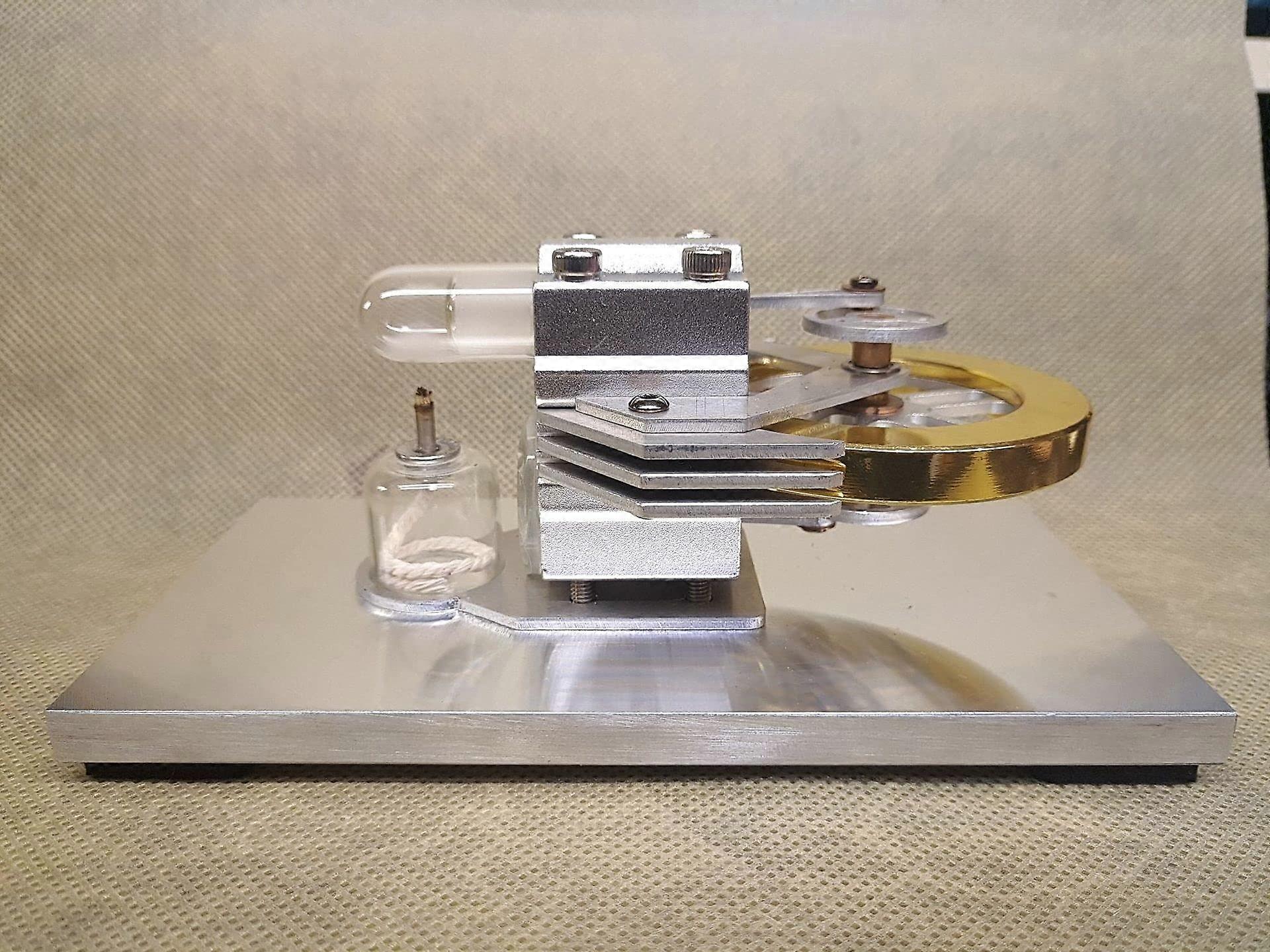 Stirling Engine Model with Visible Motion Demonstration, Compact Desktop Educational Science Kit