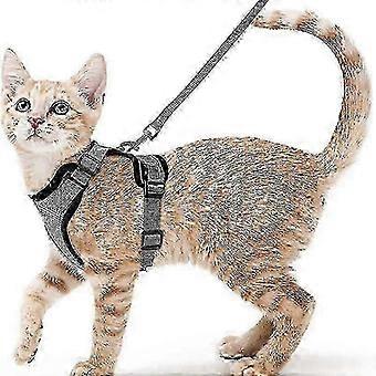 Colete acolchoado macio e ajustável para gatos