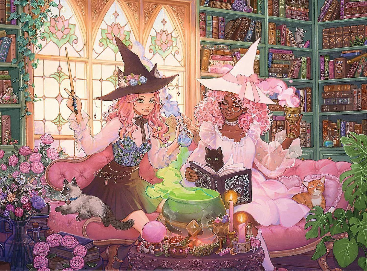 Enchanting Library Jigsaw Puzzle QB539