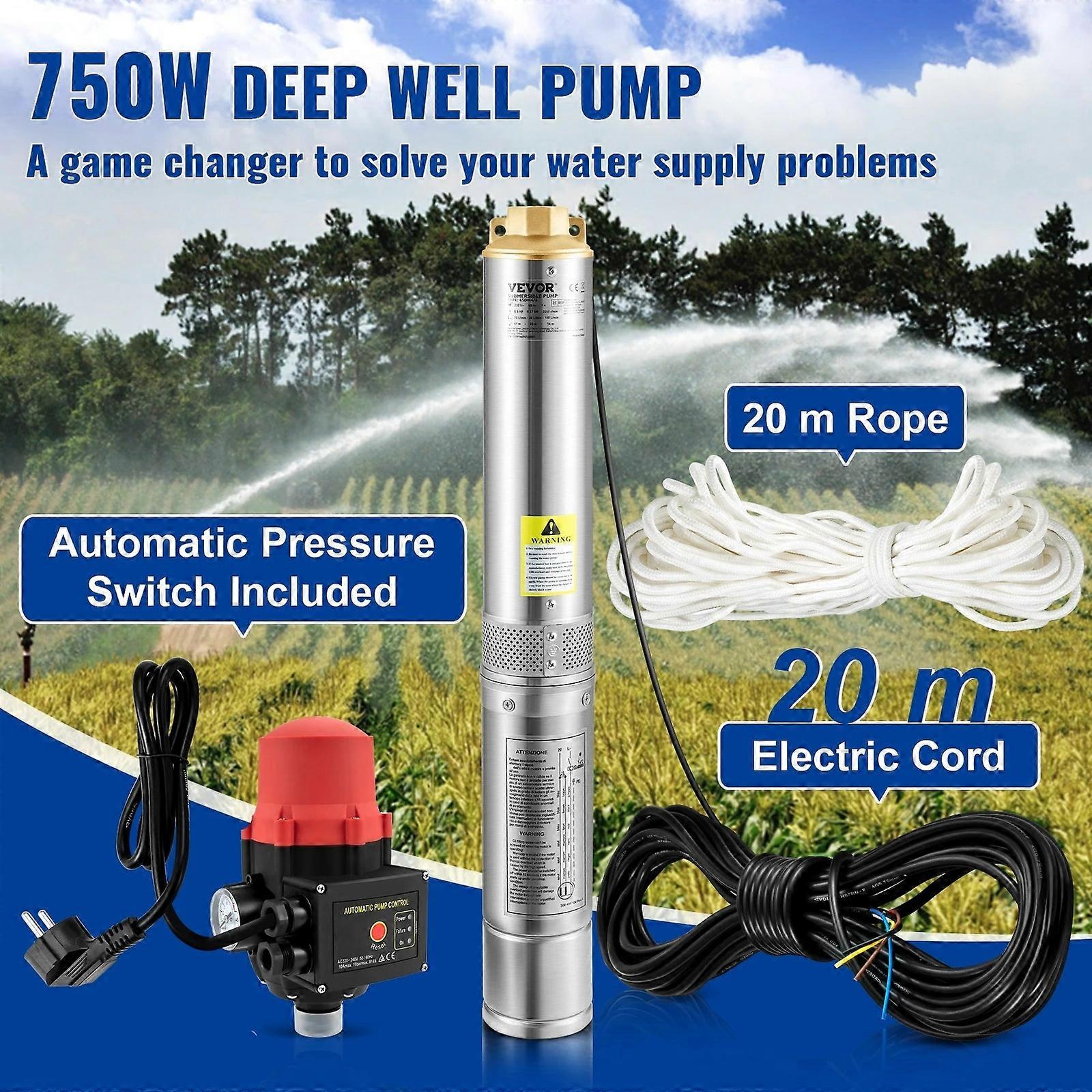 Rioolpomp - Dompelpomp - Schoonwaterpomp - Diepe Bron Dompelpomp - Waterpomp